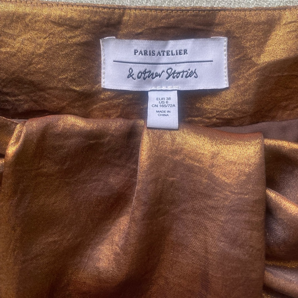 METALLIC & other stories Skirt - Picture 2 of 4